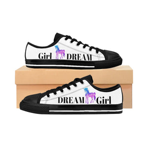 Unicorn Dream Girl Sneakers - Dream Believe Achieve Strategies