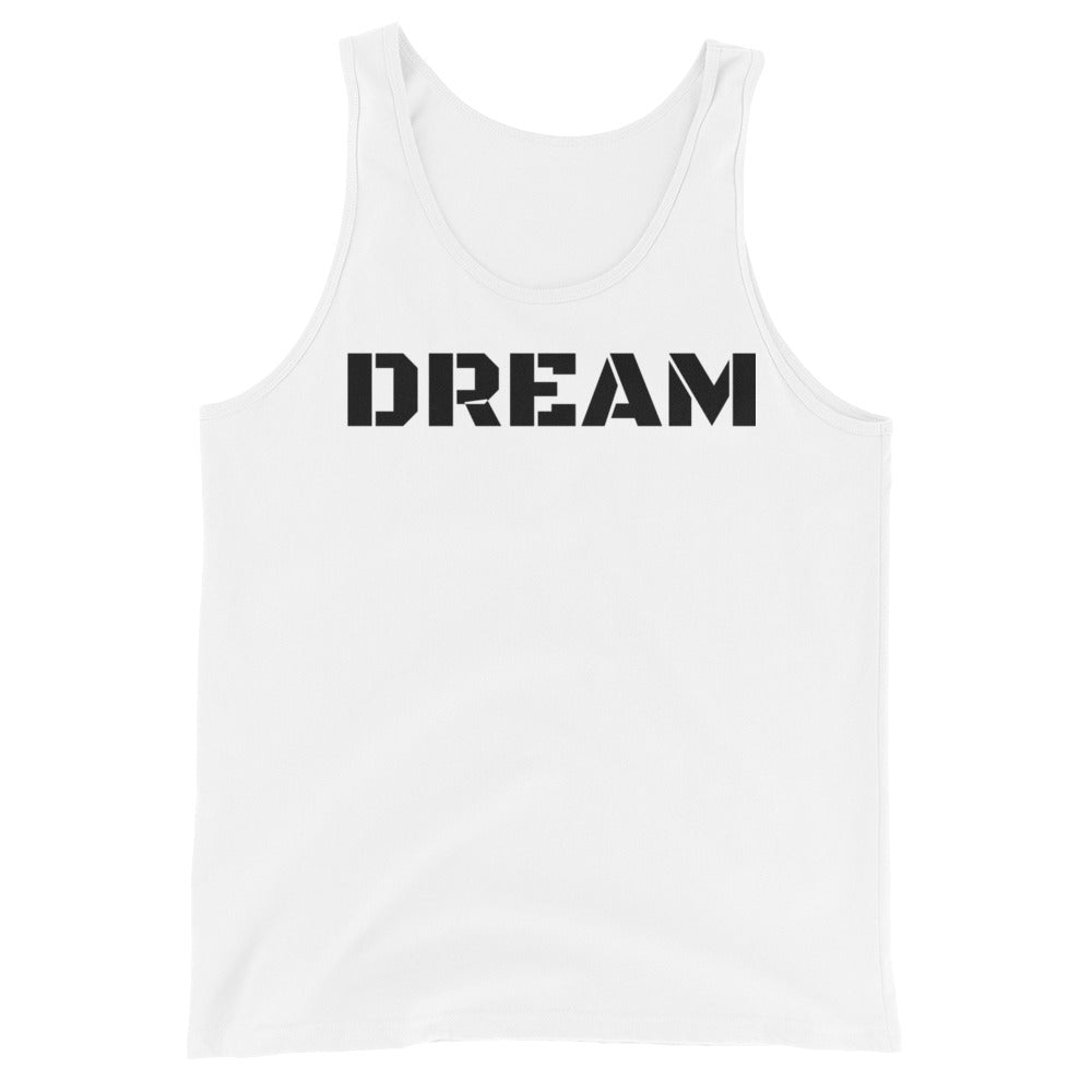 Dream Unisex Tank Top (Black) - Dream Believe Achieve Strategies
