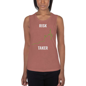 Risk Taker Ladies’ Muscle Tank - Dream Believe Achieve Strategies