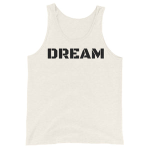 Dream Unisex Tank Top (Black) - Dream Believe Achieve Strategies