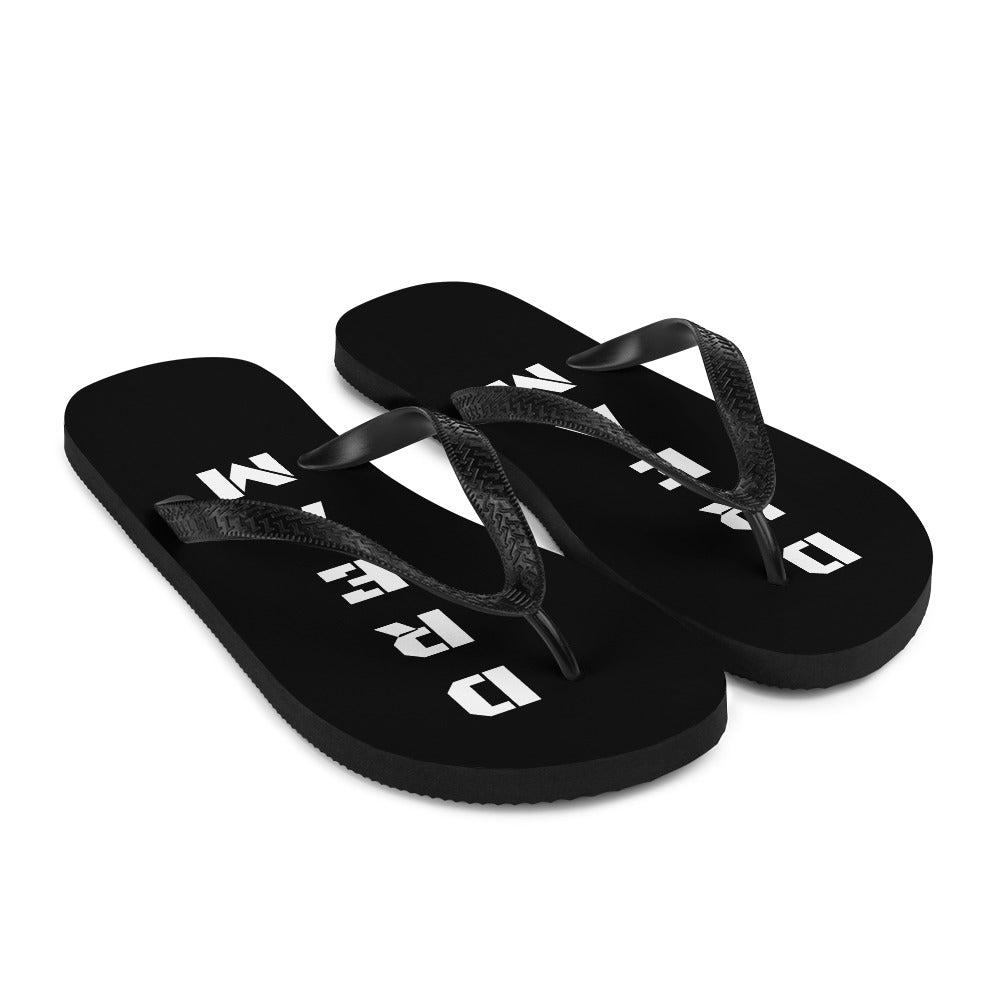 Motivational Flip Flops - Dream Believe Achieve Strategies