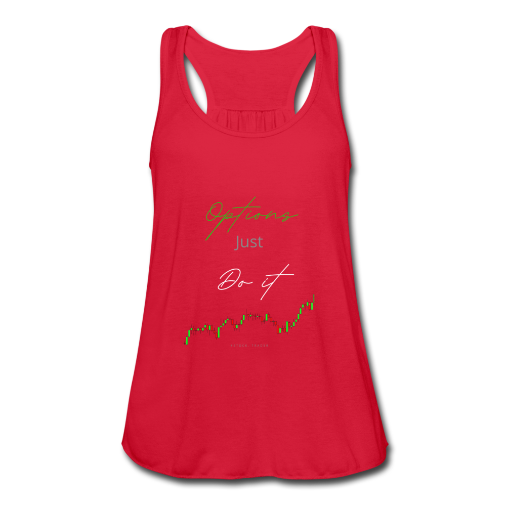 Women's Options Just Do It! Tank Top - red