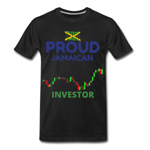 Men's Proud Jamaican Investor Premium T-Shirt - black