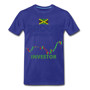 Men's Proud Jamaican Investor Premium T-Shirt - royal blue