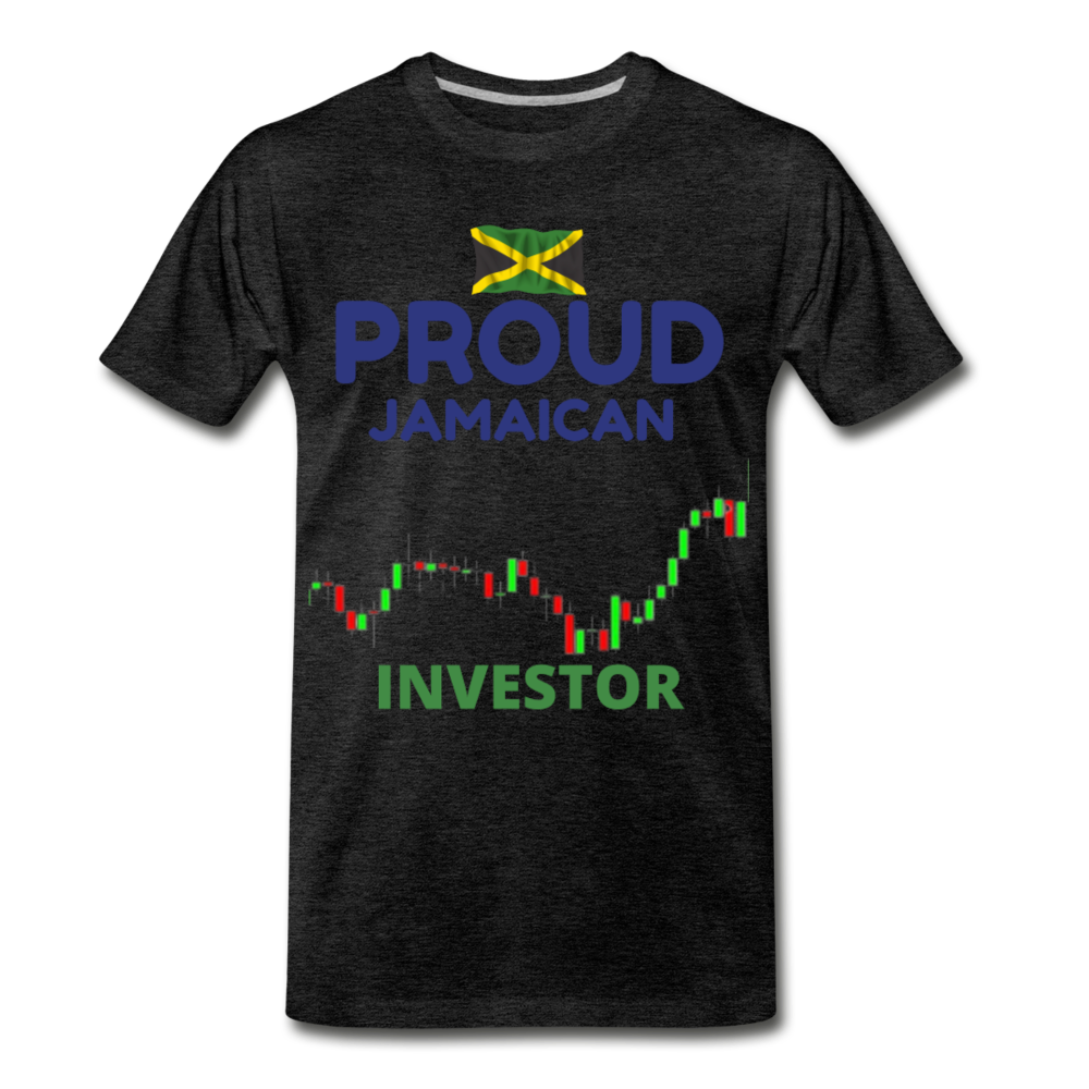 Men's Proud Jamaican Investor Premium T-Shirt - charcoal gray