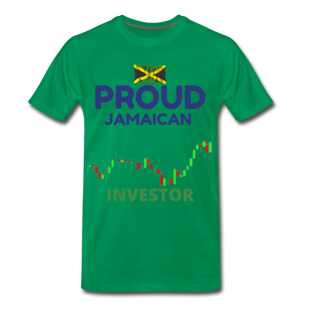 Men's Proud Jamaican Investor Premium T-Shirt - kelly green
