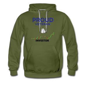 Men’s Proud Veteran Investor Hoodie - olive green