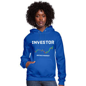 Women's investors Hoodie - royal blue