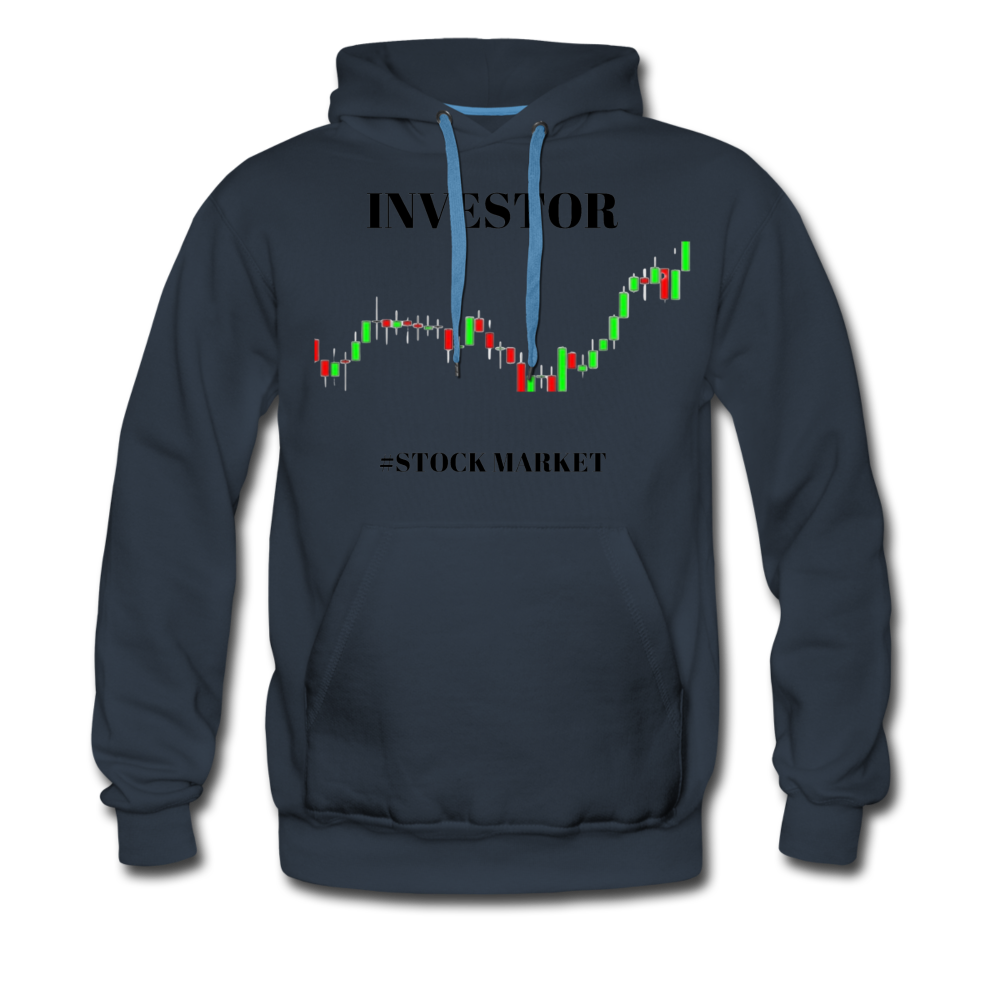 Men’s Investor Stock Market Hoodie - navy
