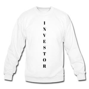 Investor Unisex Crewneck Sweatshirt - white
