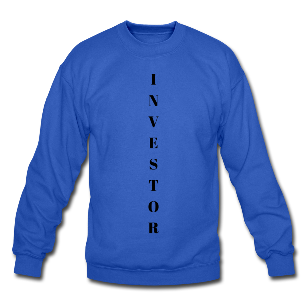 Investor Unisex Crewneck Sweatshirt - royal blue