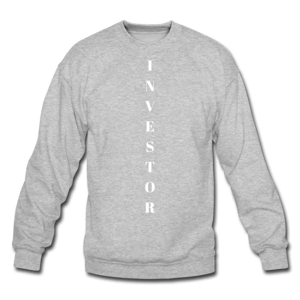 Investor Unisex Crewneck Sweatshirt - heather gray