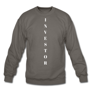 Investor Unisex Crewneck Sweatshirt - asphalt gray