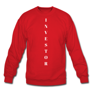 Investor Unisex Crewneck Sweatshirt - red