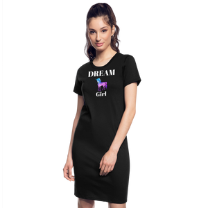 Unicorn Dream T-Shirt Dress - black